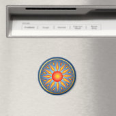 Big Summer Solstice Sun Magnet (In Situ (Geschirrspüler))
