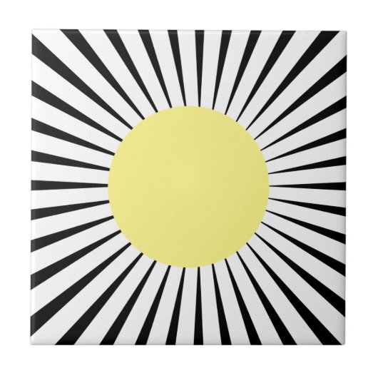 Big Sun Keramik Tile Fliese (Vorderseite)