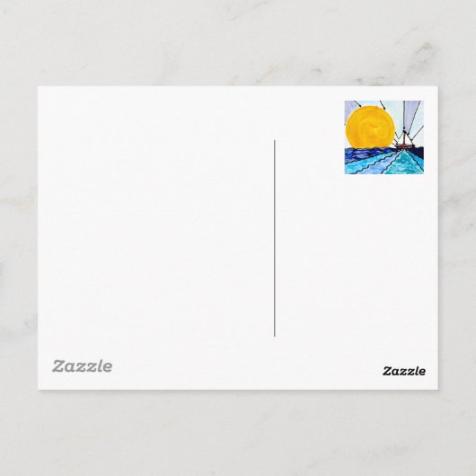 Big Sun Postkarte (Rückseite)