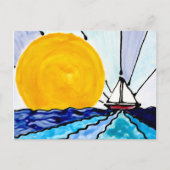 Big Sun Postkarte (Vorderseite)