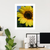 Big Sunflower - 28,5 Zoll x 36 Zoll Poster (Heimbüro)