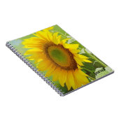 Big Sunflower Art Garden Journal Notizblock (Rechte Seite)