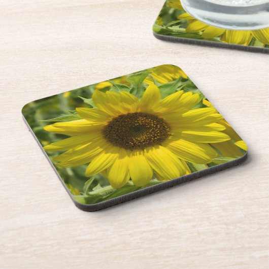 Big Sunflower Cork Untersetzer (Linke Seite)