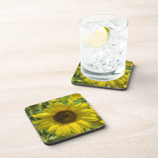 Big Sunflower Cork Untersetzer (Rechte Seite)