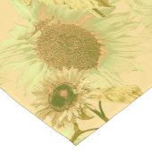 Big Sunflower Pattern Kurzer Tischläufer (Ecke)