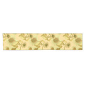 Big Sunflower Pattern Kurzer Tischläufer (Horizontal)