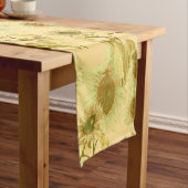 Big Sunflower Pattern Kurzer Tischläufer (Beispiel)