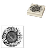 Big Sunflower Rubber Briefmarke Gummistempel (Stempel)