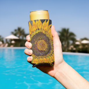 Big Sunflower Skinny kann kühlen Selters Dosenkühler