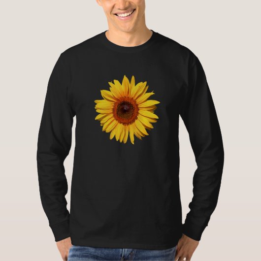 Big Sunflower Sun Spring Happy T-Shirt (Vorderseite)