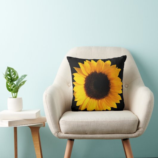 Big Sunflower Throw Kissen (Stuhl )