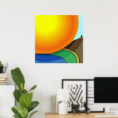 Big Sunrise Poster (Heimbüro)