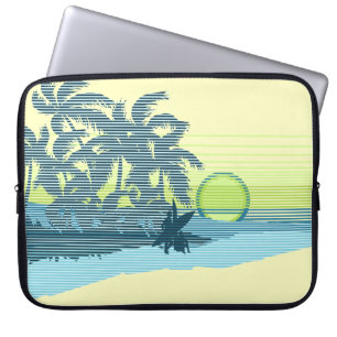 Big Sunset Hawaiian Neopren-Wet-Anzug Laptopschutzhülle