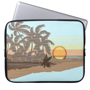 Big Sunset Hawaiian Neopren-Wet-Anzug Laptopschutzhülle