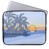 Big Sunset Hawaiian Neoprene Wetsuit Laptopschutzhülle (Vorderseite)