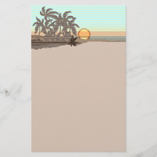 Big Sunset Hawaiian Stationary Briefpapier (Vorderseite)