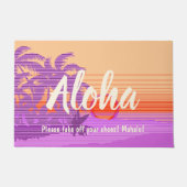 Big Sunset Strip Hawaiian Surfer Aloha Fußmatte (Vorderseite)
