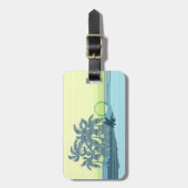 Big Sunset Strip Hawaiian Surfer Gepäckanhänger (Vorderseite vertikal)