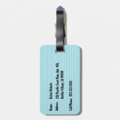 Big Sunset Strip Hawaiian Surfer Gepäckanhänger (Rückseite vertikal)