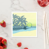 Big Sunset Strip Hawaiian Surfer Serviette (Beispiel)