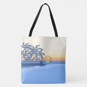 Big Sunset Strip Hawaiian Surfers Beach Bag Tasche