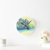 Big Sunset Strip Hawaiian Wall Uhren (Zuhause)