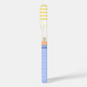Big Sunset Stripe Hawaiian Blue Case-Mate iPhone Hülle (Rückseite / Links)
