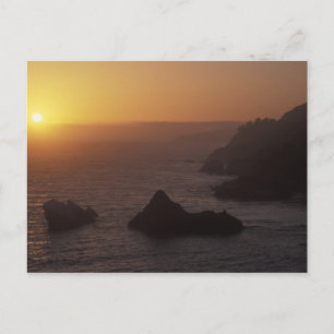 Big Sur an der Highway 101, Kalifornien, USA Postkarte
