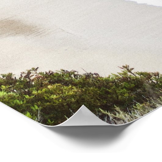 Big Sur | Art Print Poster (Ecke)