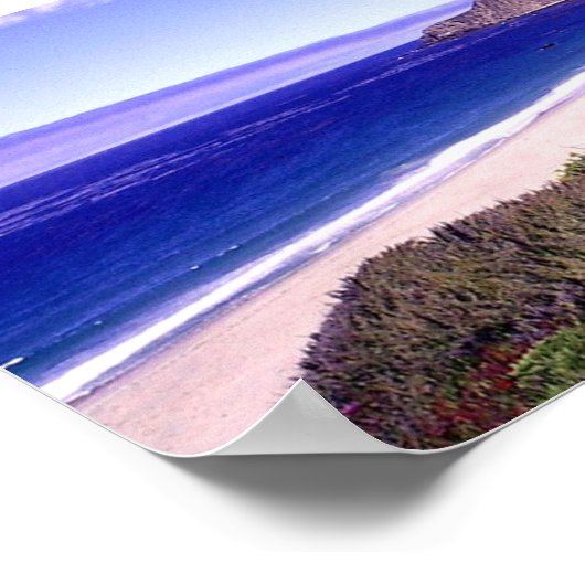 Big Sur Beach Poster (Ecke)