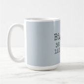 Big Sur Breite & Länge Kaffeetasse (Links)