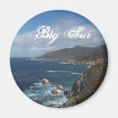 Big Sur Button Magnet (Vorne)