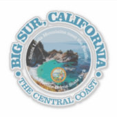 Big Sur (C) Aufkleber (Vorderseite)