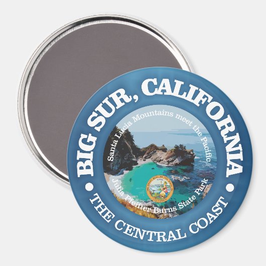 Big Sur (C) Magnet (Vorderseite/Rückseite)
