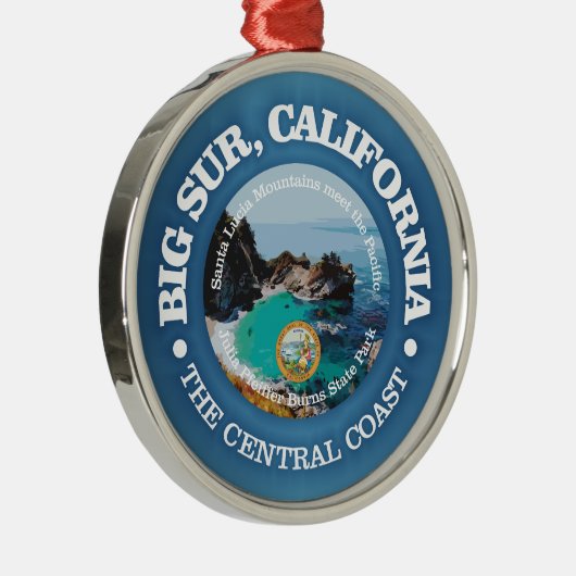 Big Sur (C) Ornament Aus Metall (Rechts)