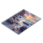 Big Sur, California Coastal Art Painting Notizblock (Linke Seite)