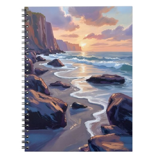 Big Sur, California Coastal Art Painting Notizblock (Vorderseite)