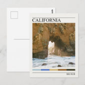 Big Sur California | Filmfotografie Postkarte (Vorne/Hinten)