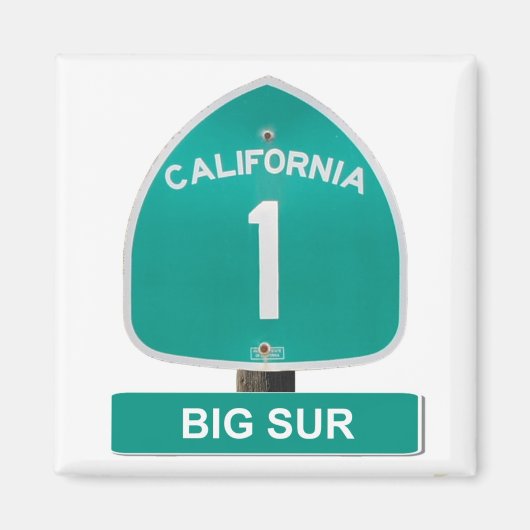 Big Sur, California Highway 1 Magnet (Vorne)