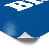 Big Sur California-Karte Poster (Ecke)