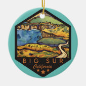 Big Sur California Keramik Ornament (Vorne)