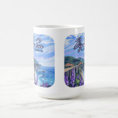 Big Sur California Küste Retro Westküste Kaffeetasse (Mittel)