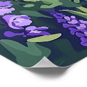 Big Sur California Küste Retro Westküste Poster (Ecke)