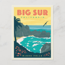 Big Sur California | McWay Falls Postkarte