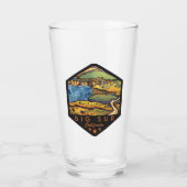 Big Sur California Pint Glass Glas (Vorderseite)