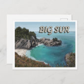 Big Sur California Postcard Postkarte (Vorne/Hinten)