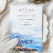 Big Sur California Save the Date Einladung