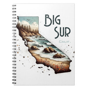 Big Sur California Souvenir-Geschenk Notizblock