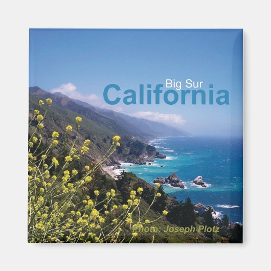 Big Sur California Travel Souvenir Kühlschrankmagn Magnet (Vorne)