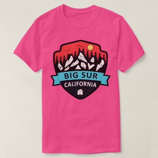 Big Sur California TShirt (Design vorne)